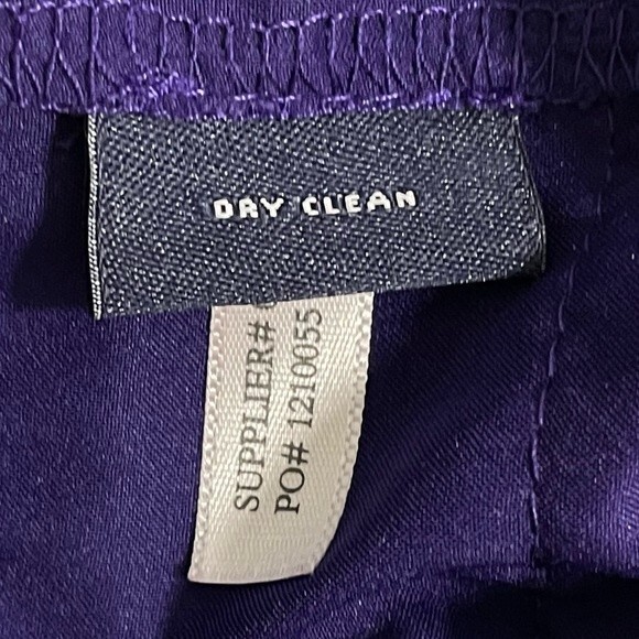 NWT American Living Purple Sheath Dress Ruched Fitted Size 2 Sleeveless - Picture 9 of 9